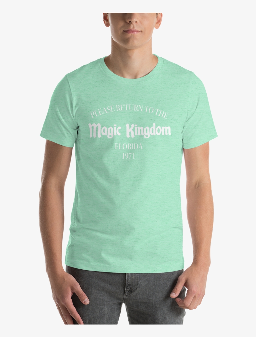 Return To The Magic Kingdom Unisex Short Sleeve T-shirt - Shirt, transparent png download