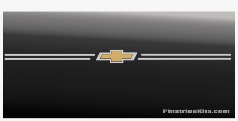 Chevrolet Silverado Vinyl Logo Decal Pinstripe Kit - Chevrolet, transparent png download