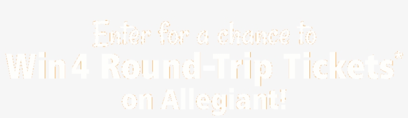 Enter For A Chance To Win 4 Round Trip Tickets On Allegiant - New Orleans, transparent png download
