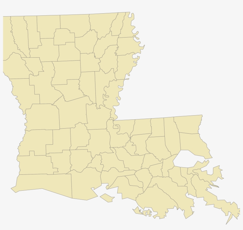 Conversion Therapy Bans - Louisiana Map, transparent png download