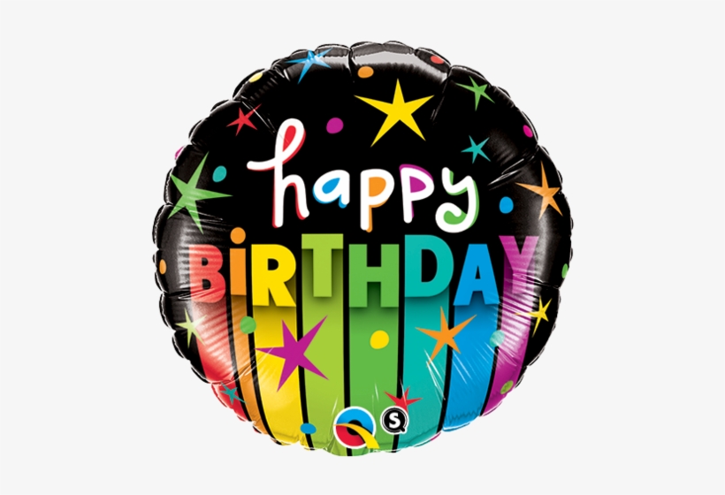 Happy Birthday Colourful Stars Balloon - Big Red Dog And Friends, transparent png download