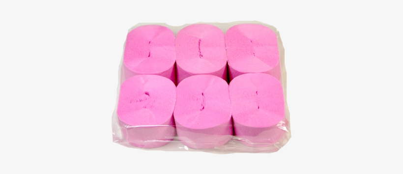 Crepe Streamer, 35mmx13m, Pink, 6pk - Crêpe Paper, transparent png download