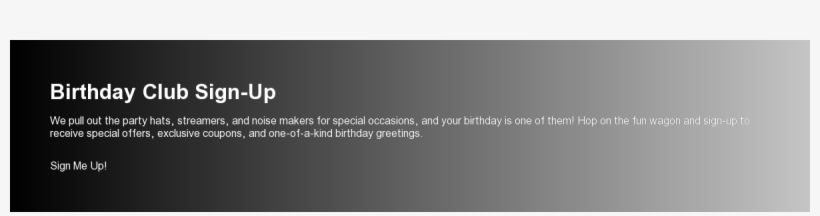 Birthday Club Sign-up We Pull Out The Party Hats, Streamers, - Flying Club, transparent png download