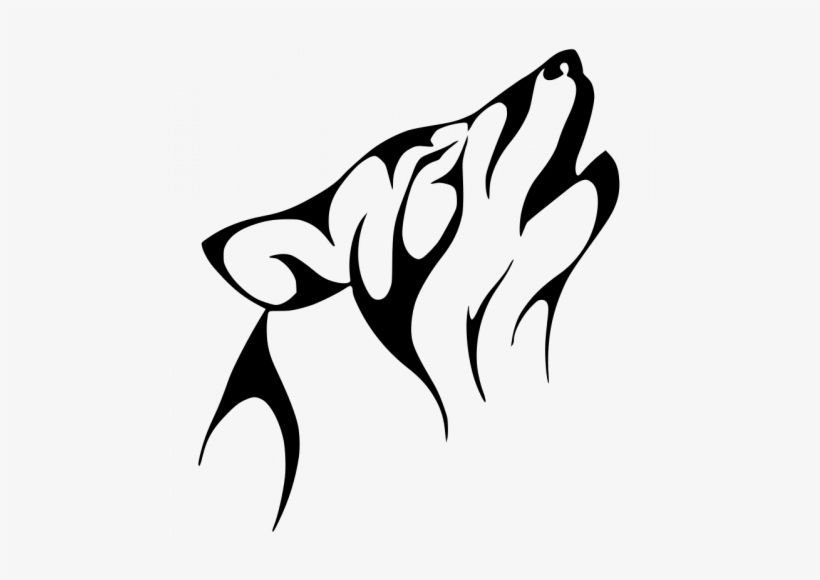 Wolf Tatoeage Afbeelding Vectorafbeelding - Wolf Tattoo, transparent png download