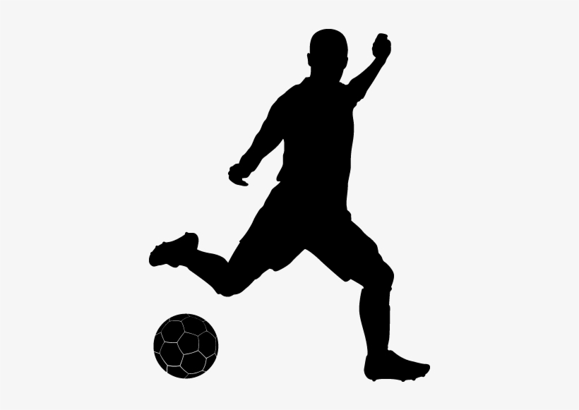 Clipart Resolution 500*500 - Football Silhouette, transparent png download
