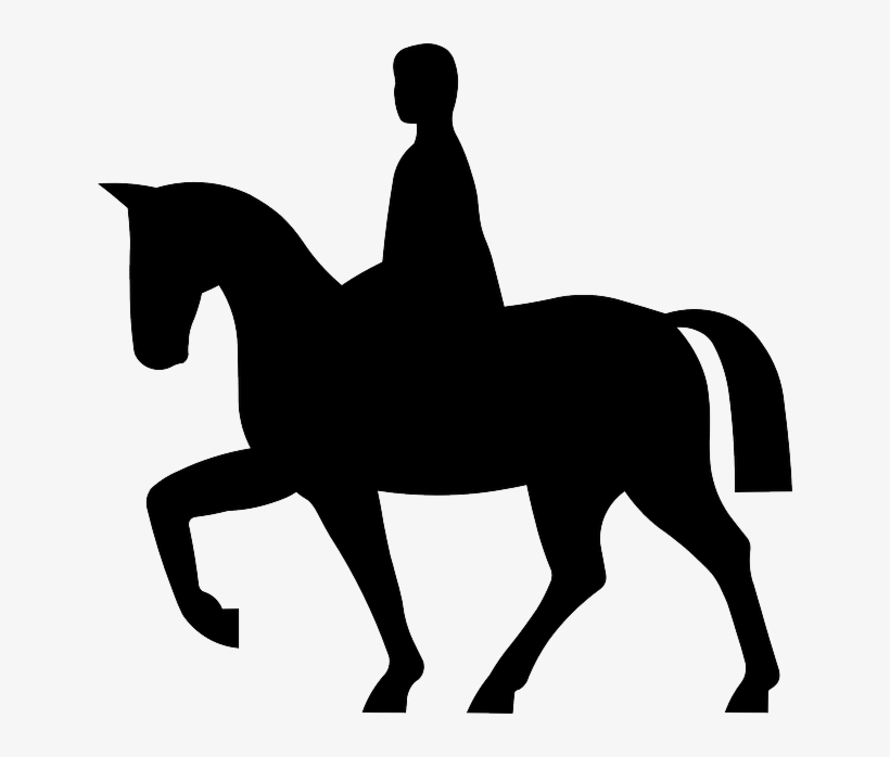And Silhouette At Getdrawings Com Free For - Horse Riding Icon Vector, transparent png download
