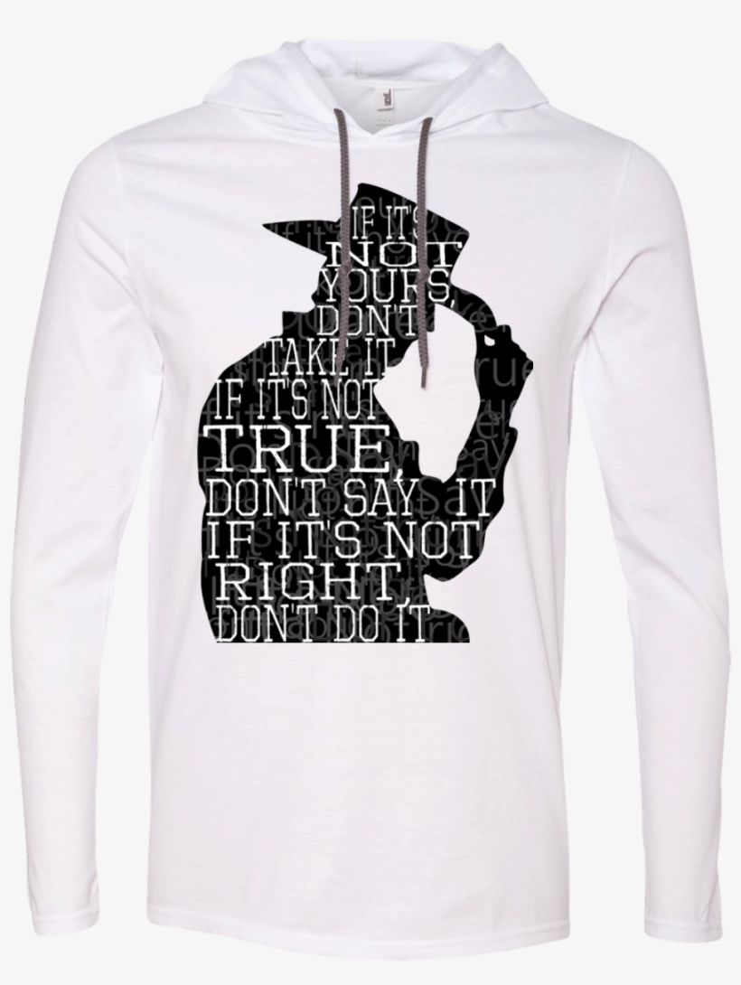 Cowboy Silhouette Black - T-shirt, transparent png download