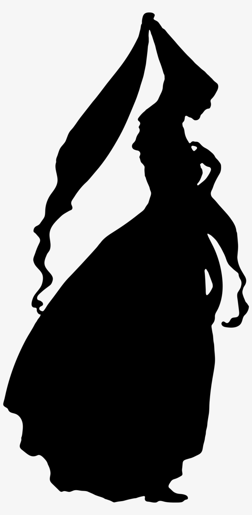 Fashion Silhouette Png - 15th Century Silhouette, transparent png download