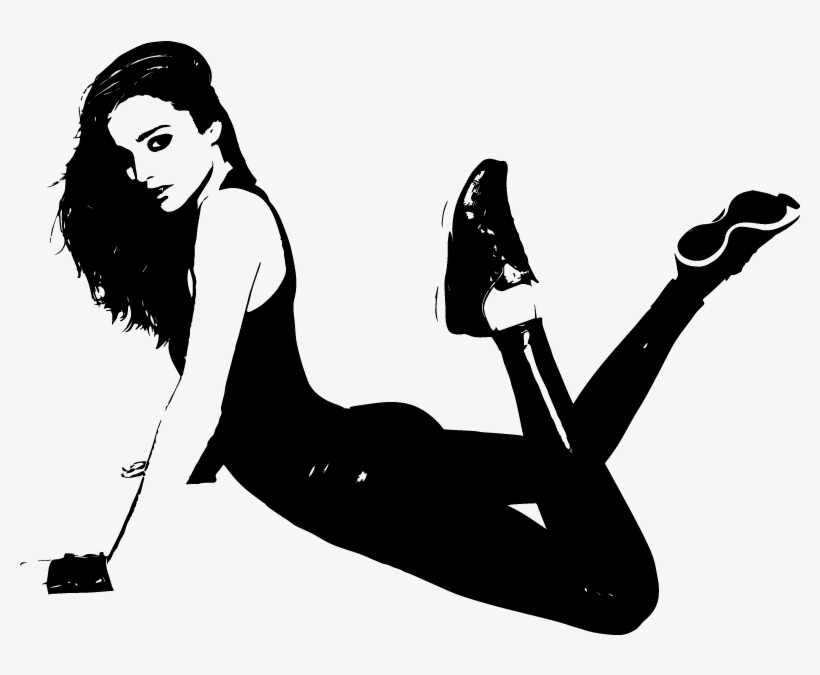 Fashion Model Silhouette Vector - Keri Anne Payne Hot, transparent png download