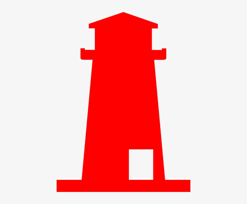 Red Lighthouse Clipart, transparent png download