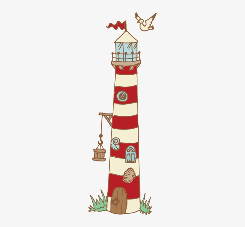 Lighthouse Clipart Kid - Special Makeup Mirror Portable Makeup Mirror Cute Mirror, transparent png download