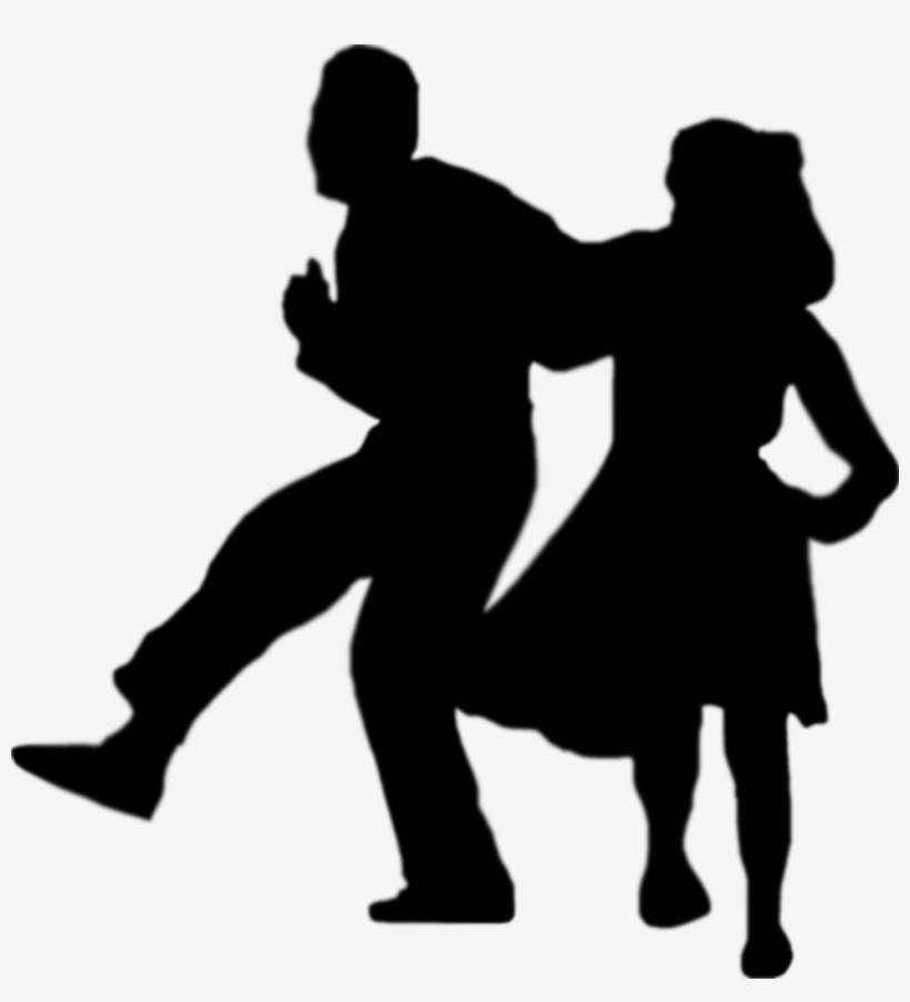 Swing Dancer Silhouette Png, transparent png download