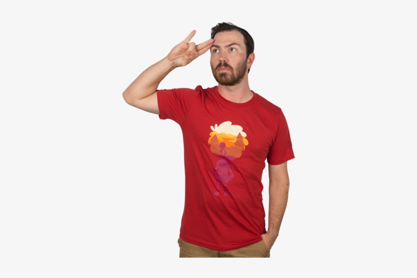 Camp Camp Max Silhouette Tee - Camp Camp Max Shirt, transparent png download