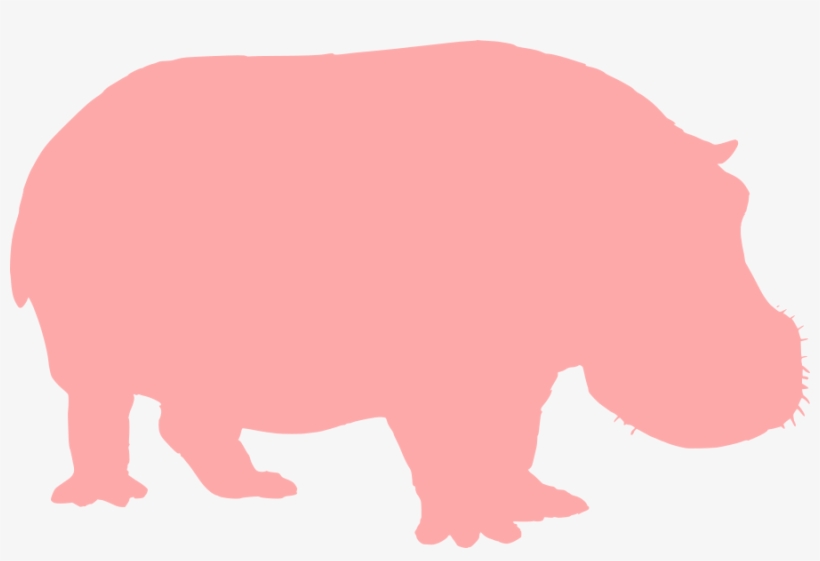 How To Set Use Hippo Silhouette Clipart, transparent png download