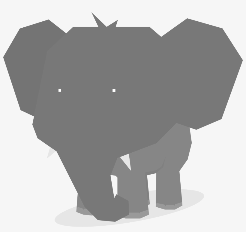 This Free Icons Png Design Of Elephant Minimal Flat, transparent png download