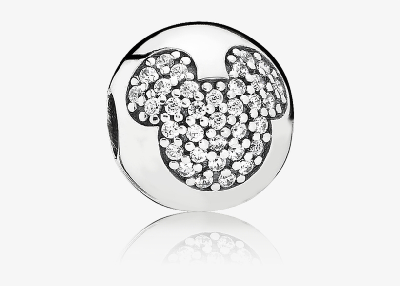 Mickey Silhouettes Charm, Clear Cz Disney Mickey Pave - 791449cz Pandora, transparent png download