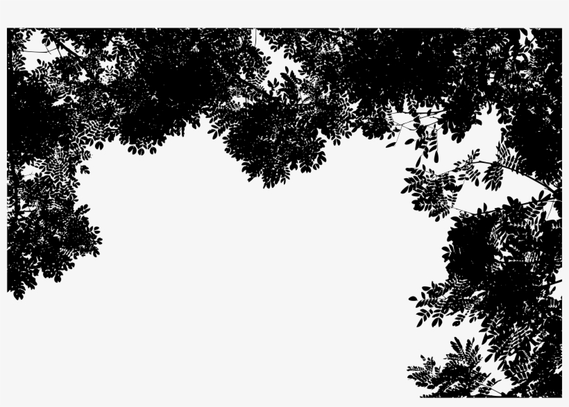 Big Image - Foliage Silhouette, transparent png download