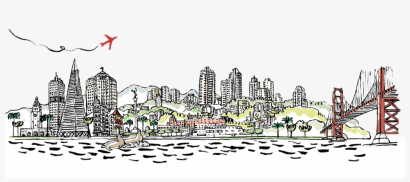 San Francisco - San Francisco Art Png, transparent png download