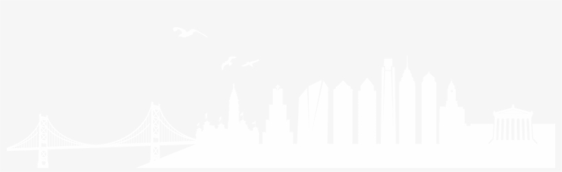 Philadelphia Skyline Png Clip Art Royalty Free Download - Philadelphia Skyline Outline, transparent png download