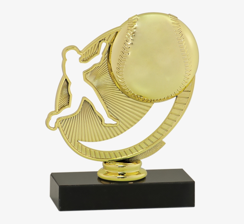 Silhouette Baseball Trophy - Trophy, transparent png download