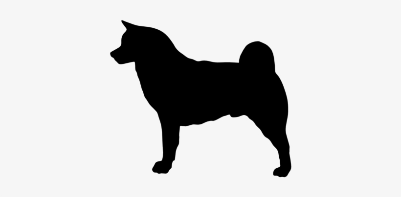 Akita Silhouette, transparent png download