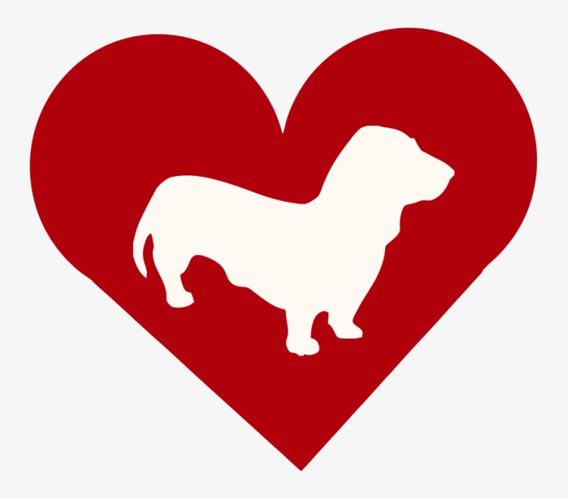 Basset Bleu De Gascogne In Heart Outdoor Vinyl Silhouette - Basset Bleu De Gascogne, transparent png download