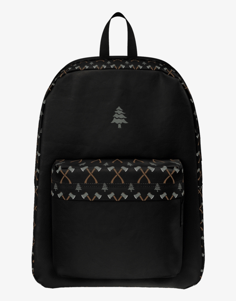 Pine Tree Axes Classic Backpack - Backpack, transparent png download