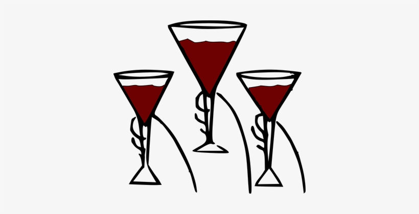 Wine Drink Hands Alcohol Holding Beverage - Wine Clip Art Png, transparent png download