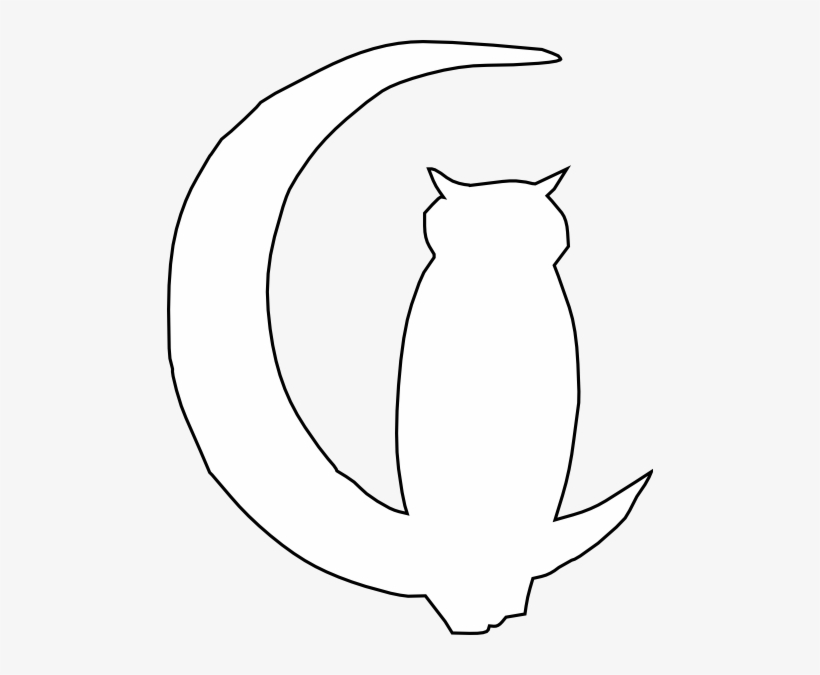 How To Set Use Owl Moon Svg Vector, transparent png download