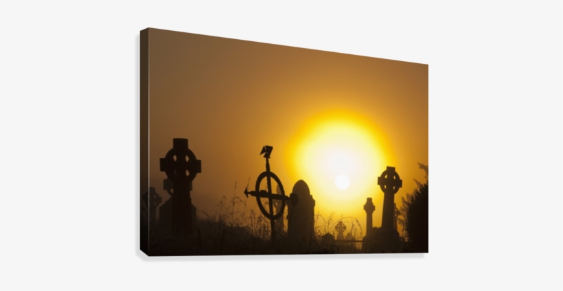 Sunrise At Aghadoe Heights Graveyard With Silhouetted - Aghadoe Heights Hotel & Spa, transparent png download