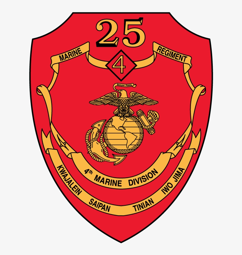 25th Marines Regiment - Emblem, transparent png download