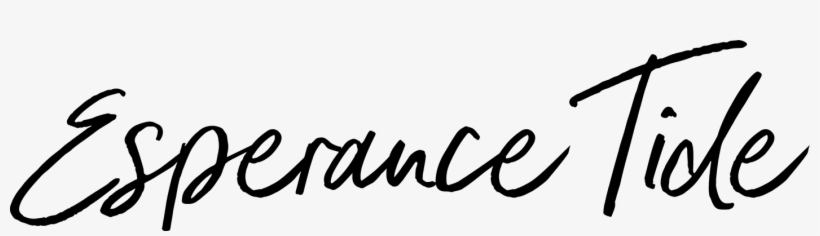 Esperance Tide - Calligraphy, transparent png download