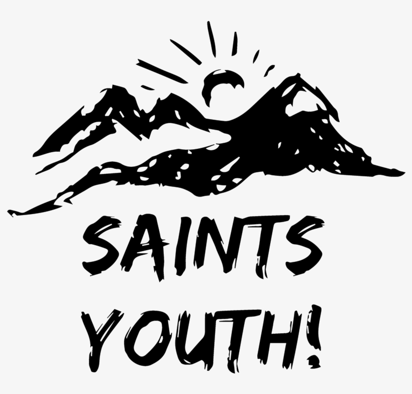 Saints Youth Logo Black - Save The Drama For Your, transparent png download