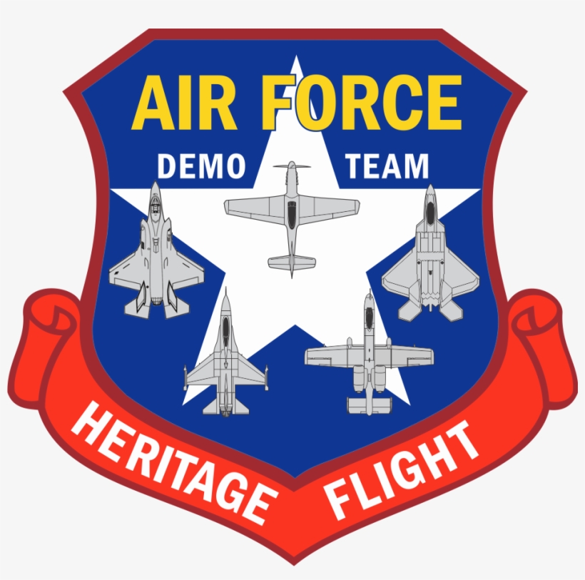 Air Force Heritage Flight - Air Force Demo Team Heritage Flight, transparent png download