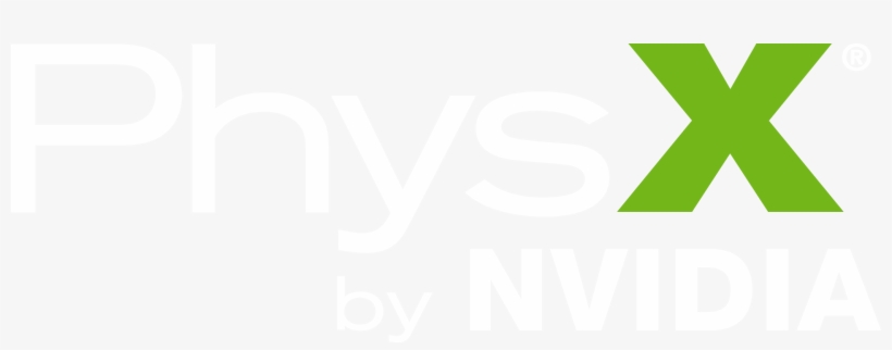 Images\physxbynv White - Nvidia Physx White Logo, transparent png download