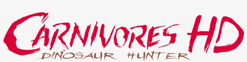 Carnivores-dinosaur Hunter Hd Logo - Carnivores Hd, transparent png download