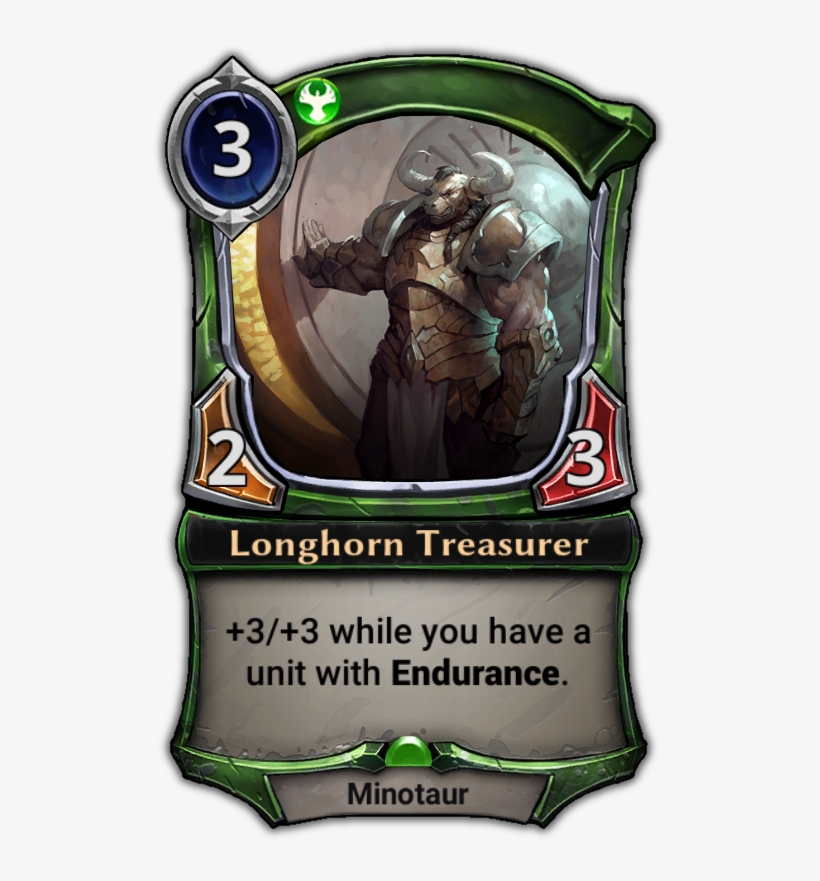Longhorn Treasurer - Mono Justice Deck Eternal, transparent png download
