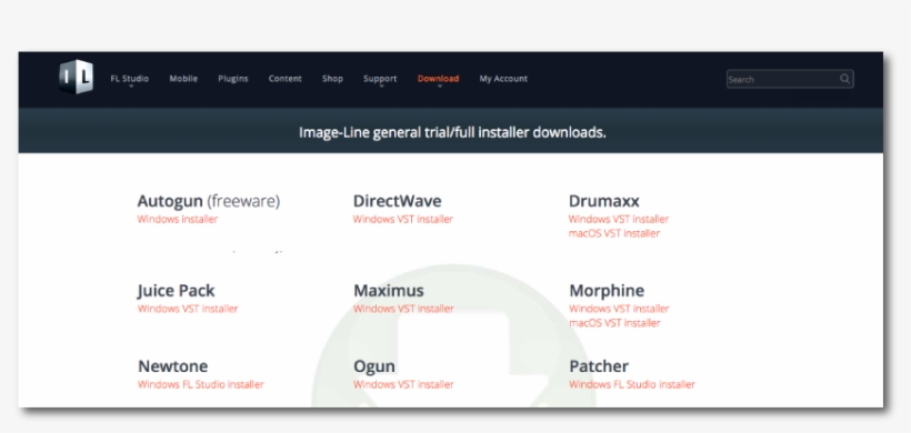 Download And Install Image Line Plug-ins - Image-line, transparent png download