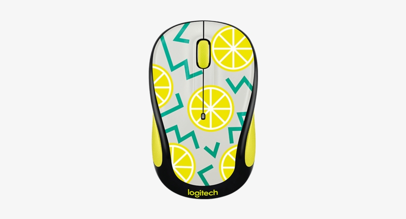 Logitech M238 Wireless Mouse Lemon Top View - Logitech M238 - Wireless Optical Mouse - Mac/pc - Lemon, transparent png download
