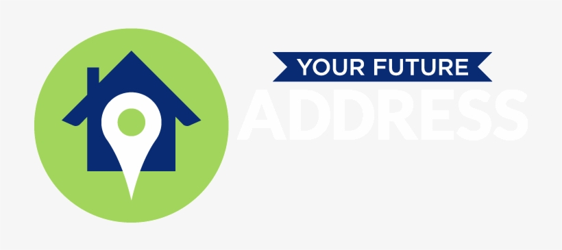 Your Future Address - Real Estate Flat Logo, transparent png download