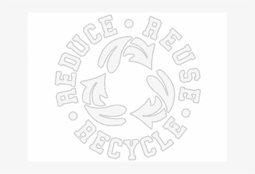 Reduce Reuse Recycle Black And White Transparent PNG - 640x480 - Free ...