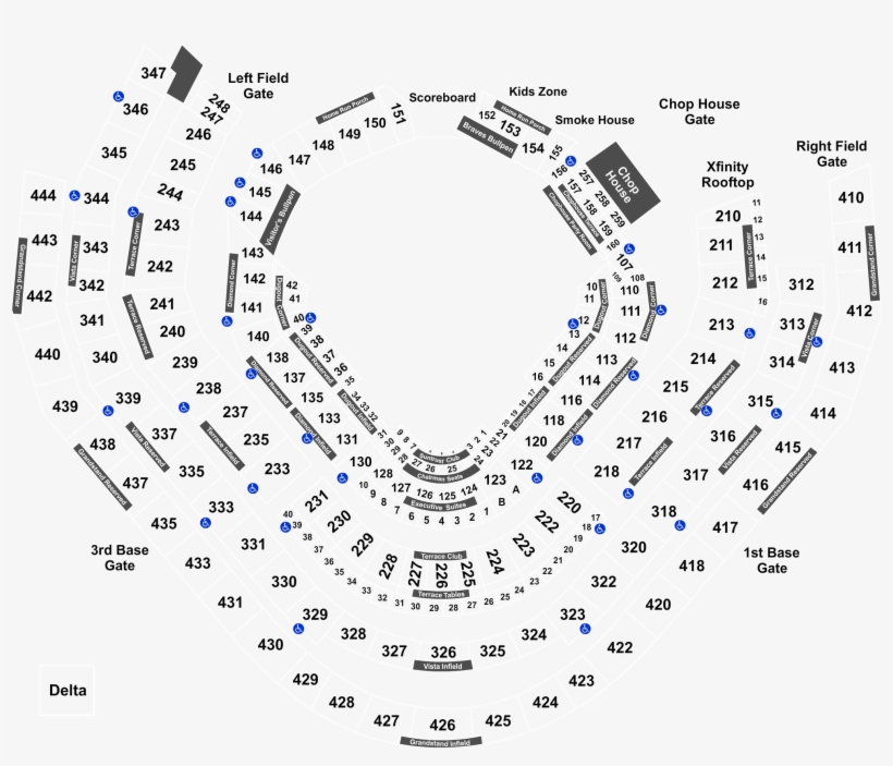 Seatics Logo - Suntrust Park, transparent png download