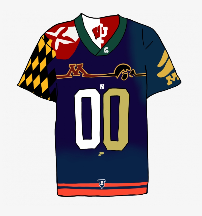 Michigan's Maize Is Big Ten's Best Jersey - Sports Jersey, transparent png download