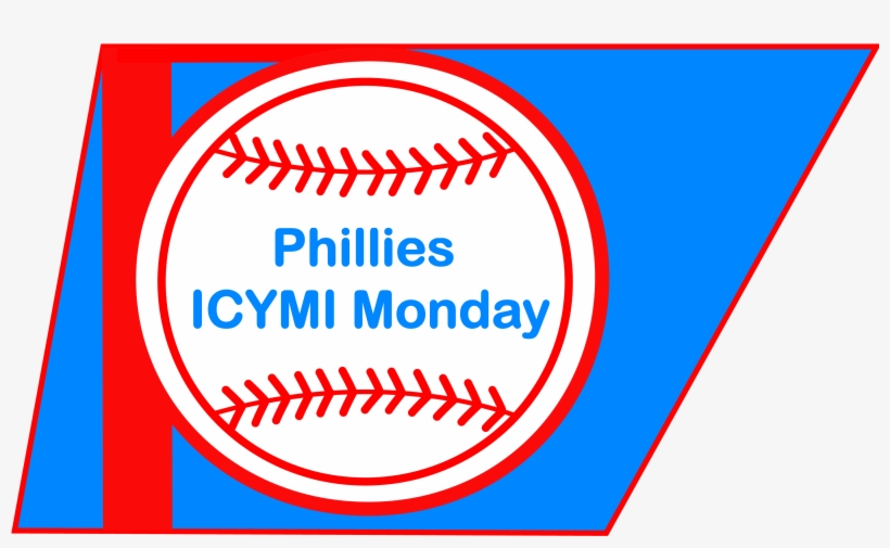 Philadelphia Phillies Icymi Monday - Sports Mania - White Softball On Teal Canvas, transparent png download
