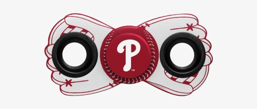 Philadelphia Phillies Mlb Diztracto Two Way Team Fidget - Philadelphia Phillies Two-way Fidget Spinner, White, transparent png download