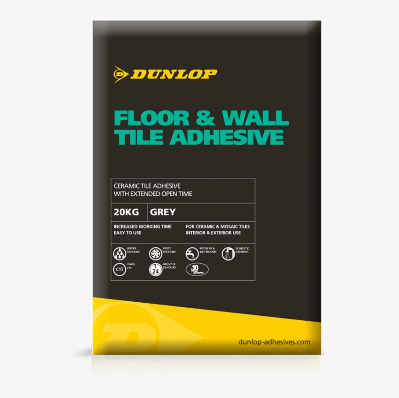 Dunlop Wall And Floor Tile Adhesive, transparent png download