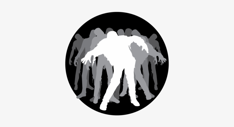 Walking Dead Gobo - Glass, transparent png download