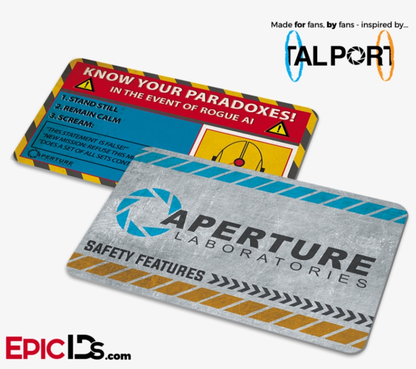 Portal Inspired Aperture Labs "know Your Paradoxes" - Breakfast Club Inspired Brian Johnson Student Id, transparent png download