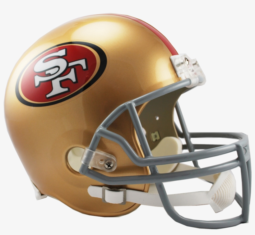 San Francisco 49ers Nfl Full-size Helmet Replica Dynasty - 49ers Helmet, transparent png download