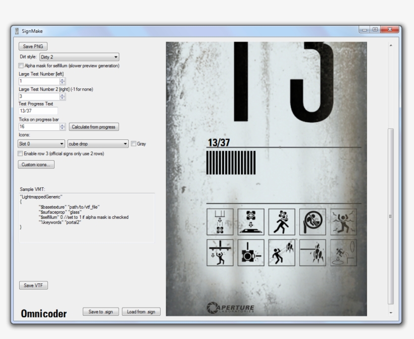 Chamber Sign Maker - Portal Test Chamber Sign Creator, transparent png download